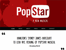 Tablet Screenshot of popstarmusical.com